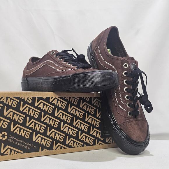 VANS Unisex STYLE 36 DECON VR Michael February  Sneakers Women's  8.5 Brown NWB - Picture 1 of 9